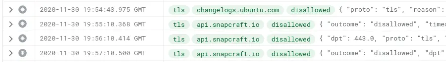 StackDriver changelogs.ubuntu.com