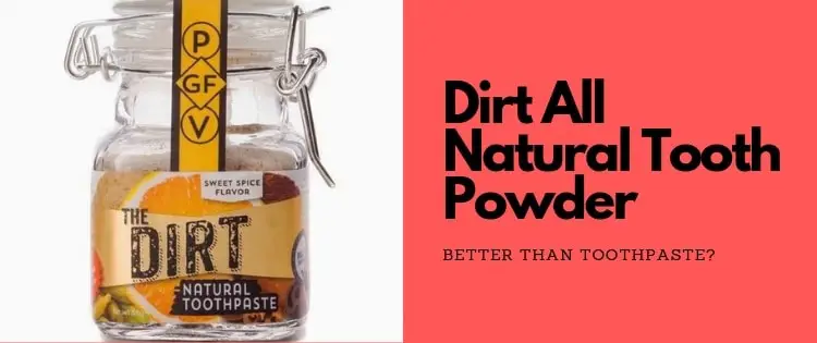 the dirt all natural tooth powder